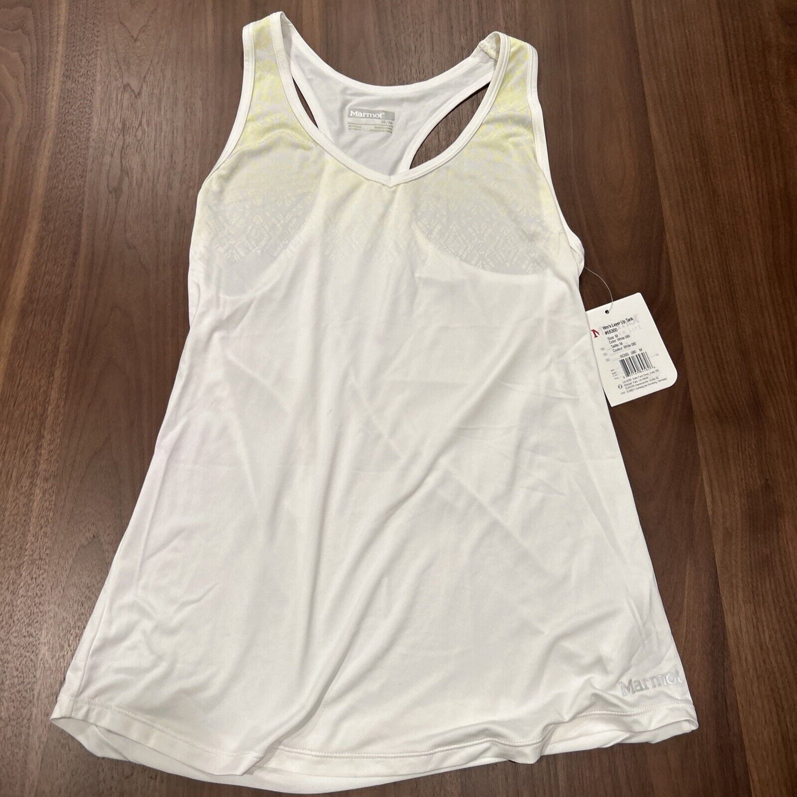 Marmot - Layer Up Tank Top (White) Women's Sleeveless Size Medium